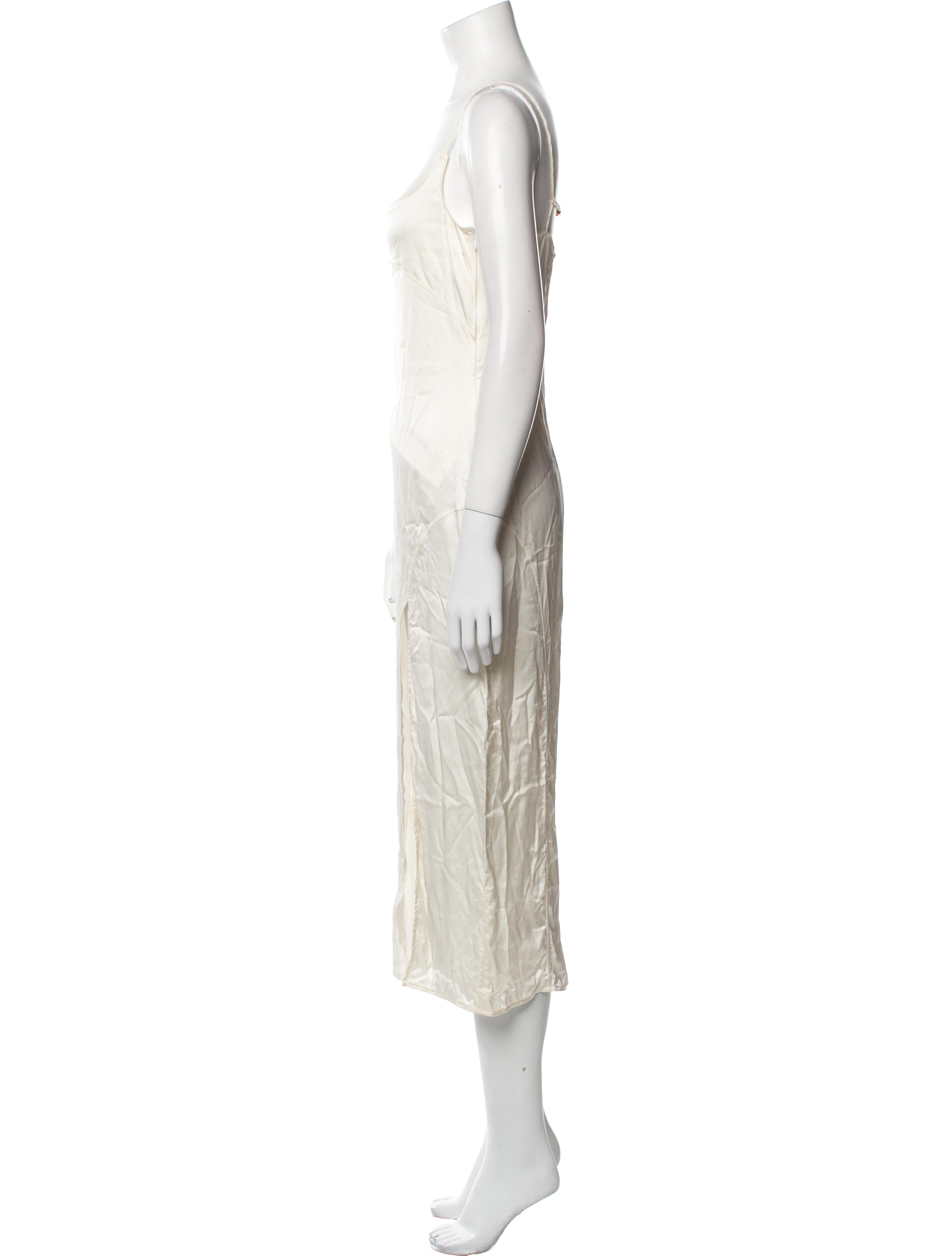 Jacquemus Square Neckline Midi Length Dress